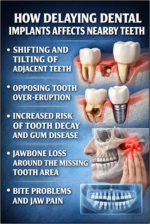 The Hidden Cost of Waiting: How Delaying Dental Implants Affects Nearby Teeth
