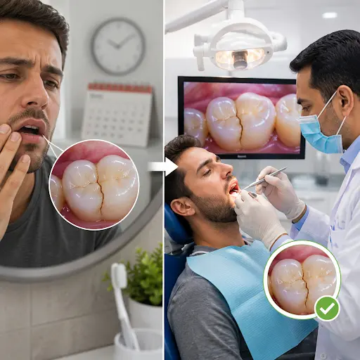 Dentist About a Cracked Tooth